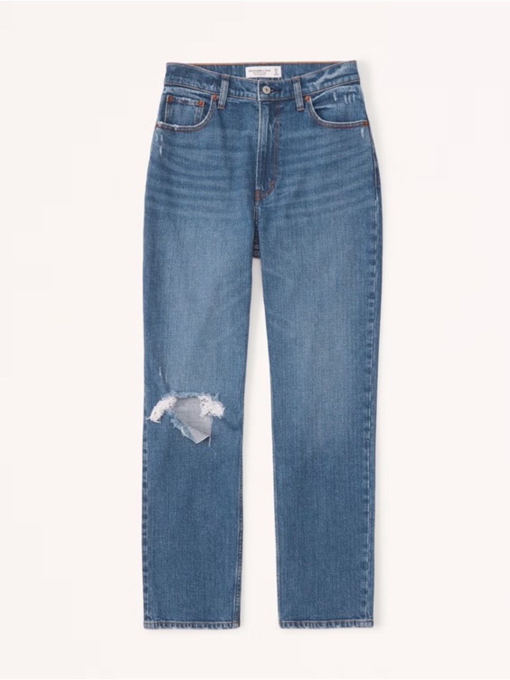 Abercrombie & Fitch The Ankle Straight Ultra High Rise Jeans